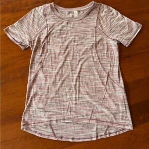 Lululemon Women's Space Dyed Berry Multi Short Sleeve Top